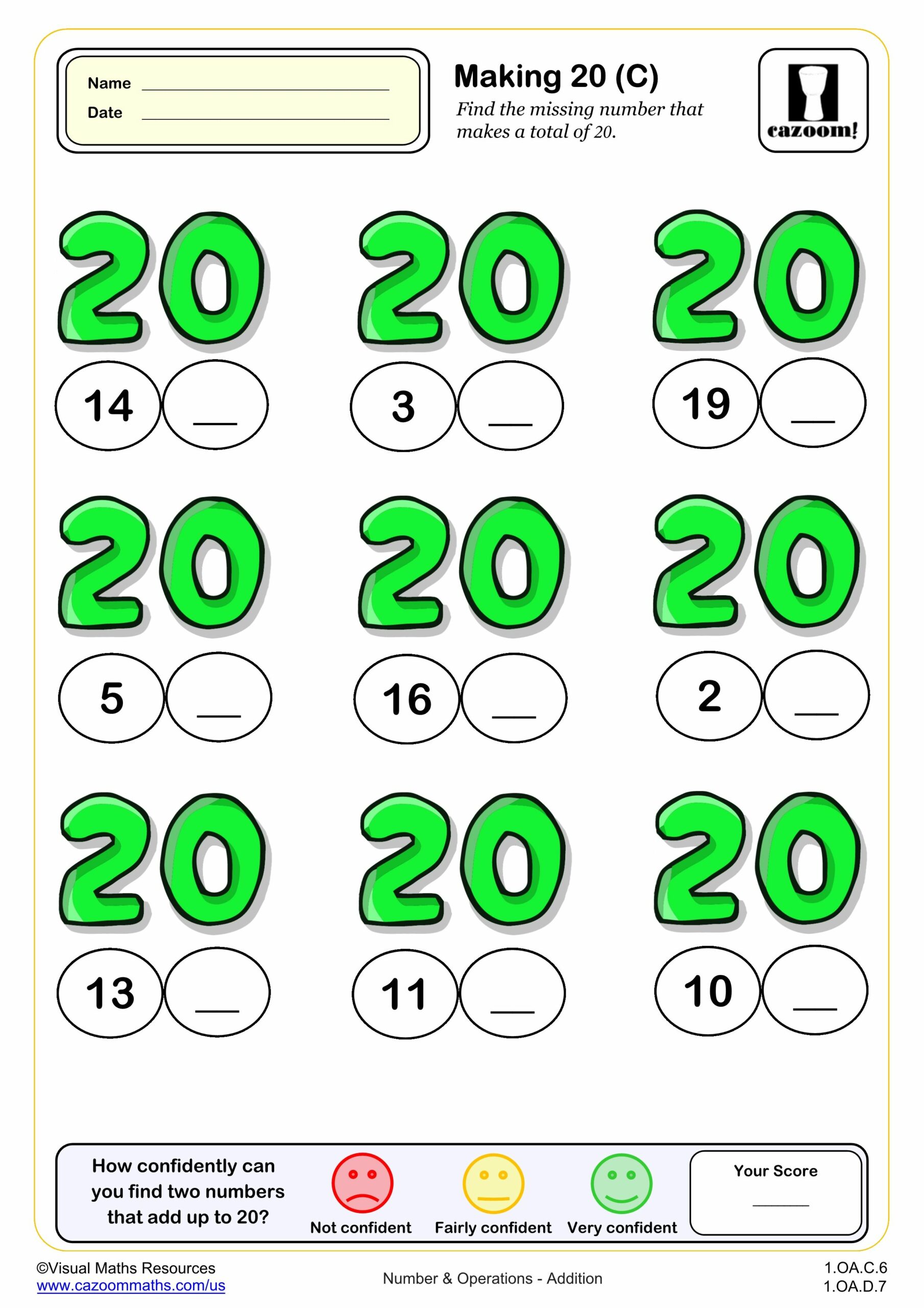 Preview of Making 20 (C)