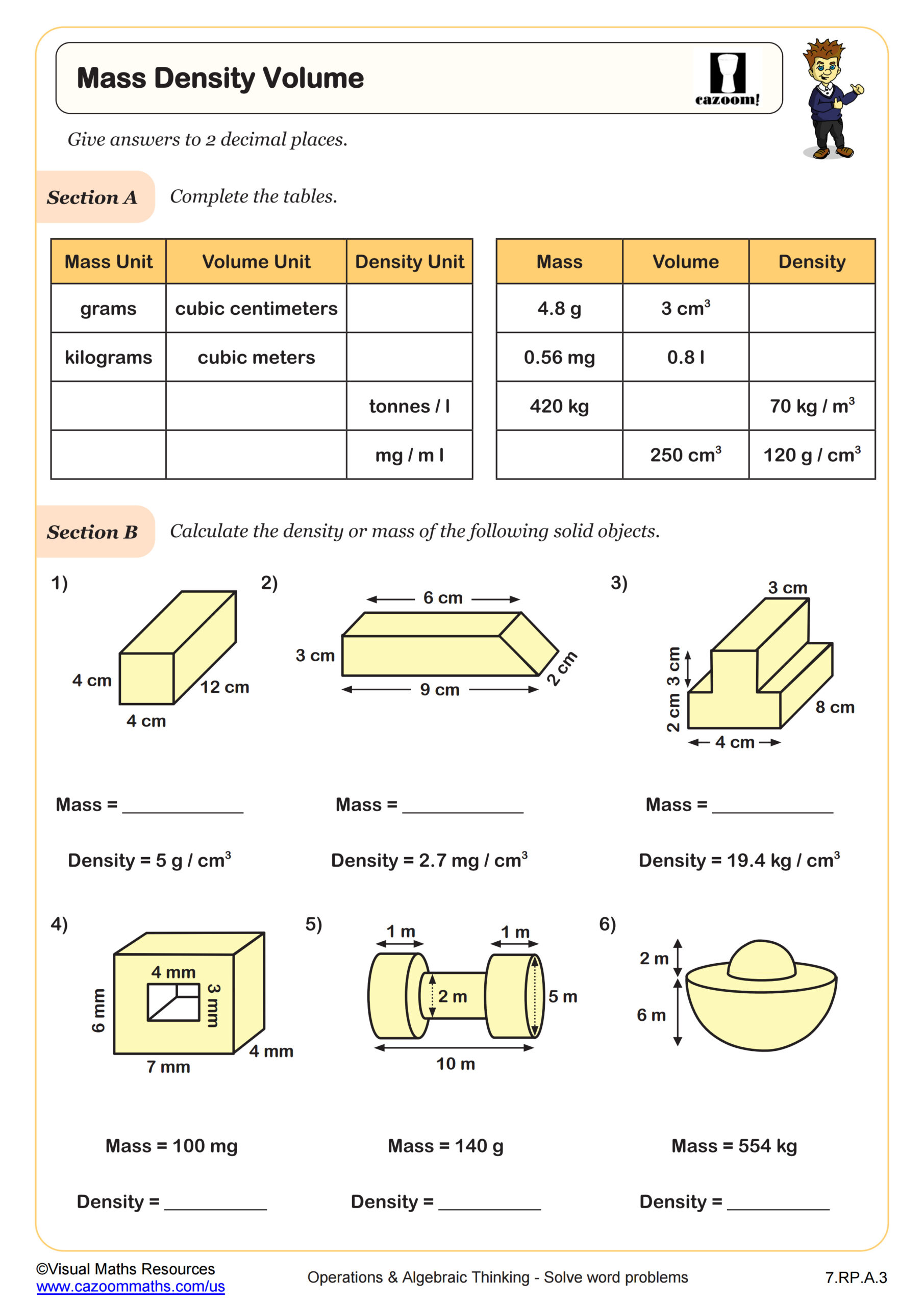 Preview of Density, Mass, and Volume
