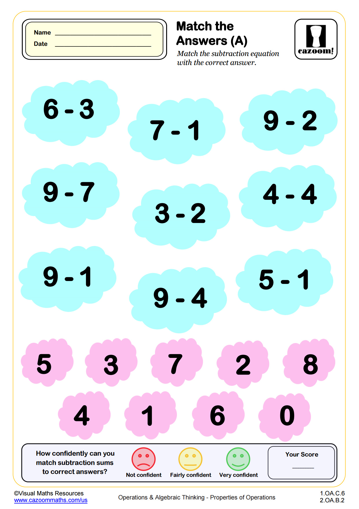 Preview of Match the Answers (A)
