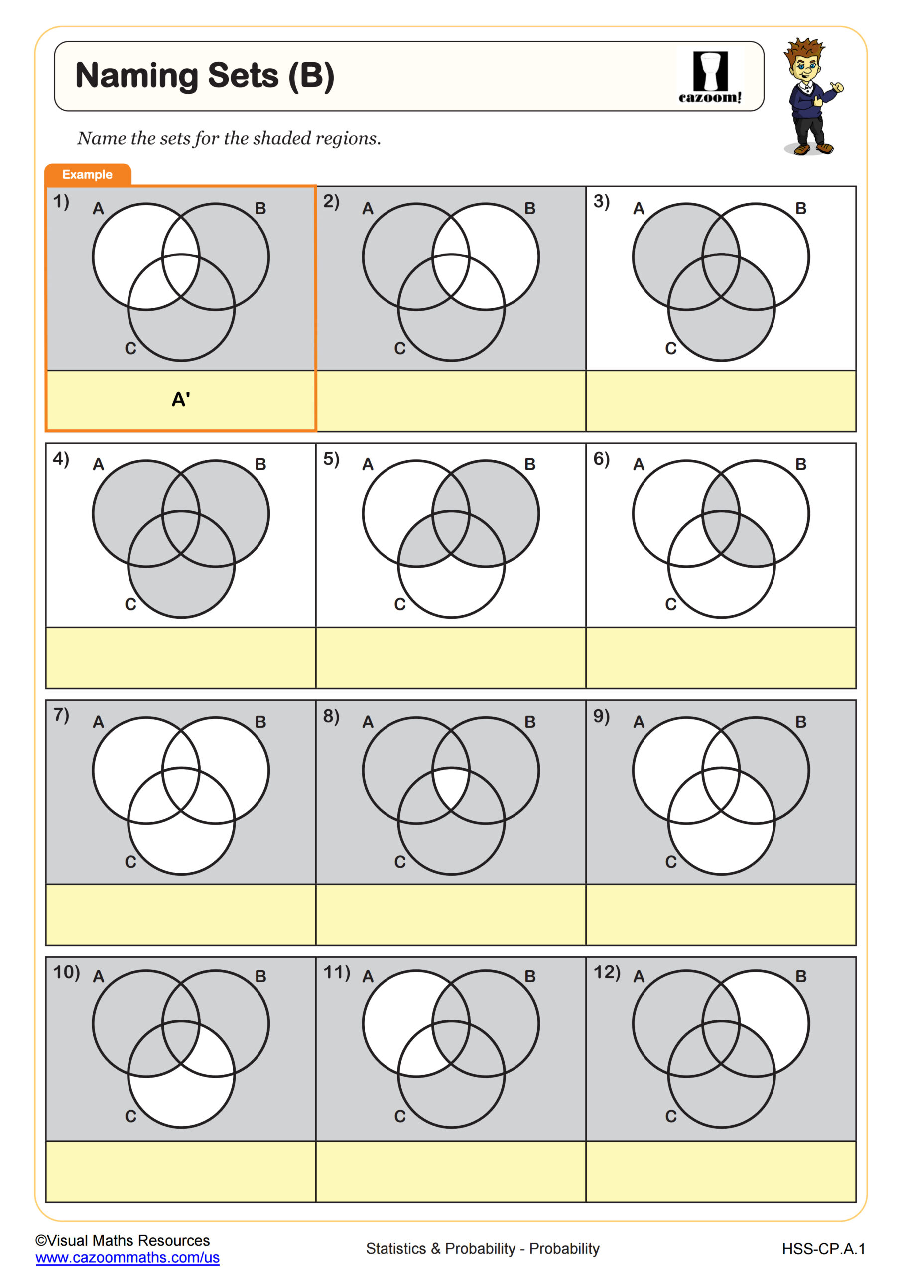 Preview of Naming Sets (B)