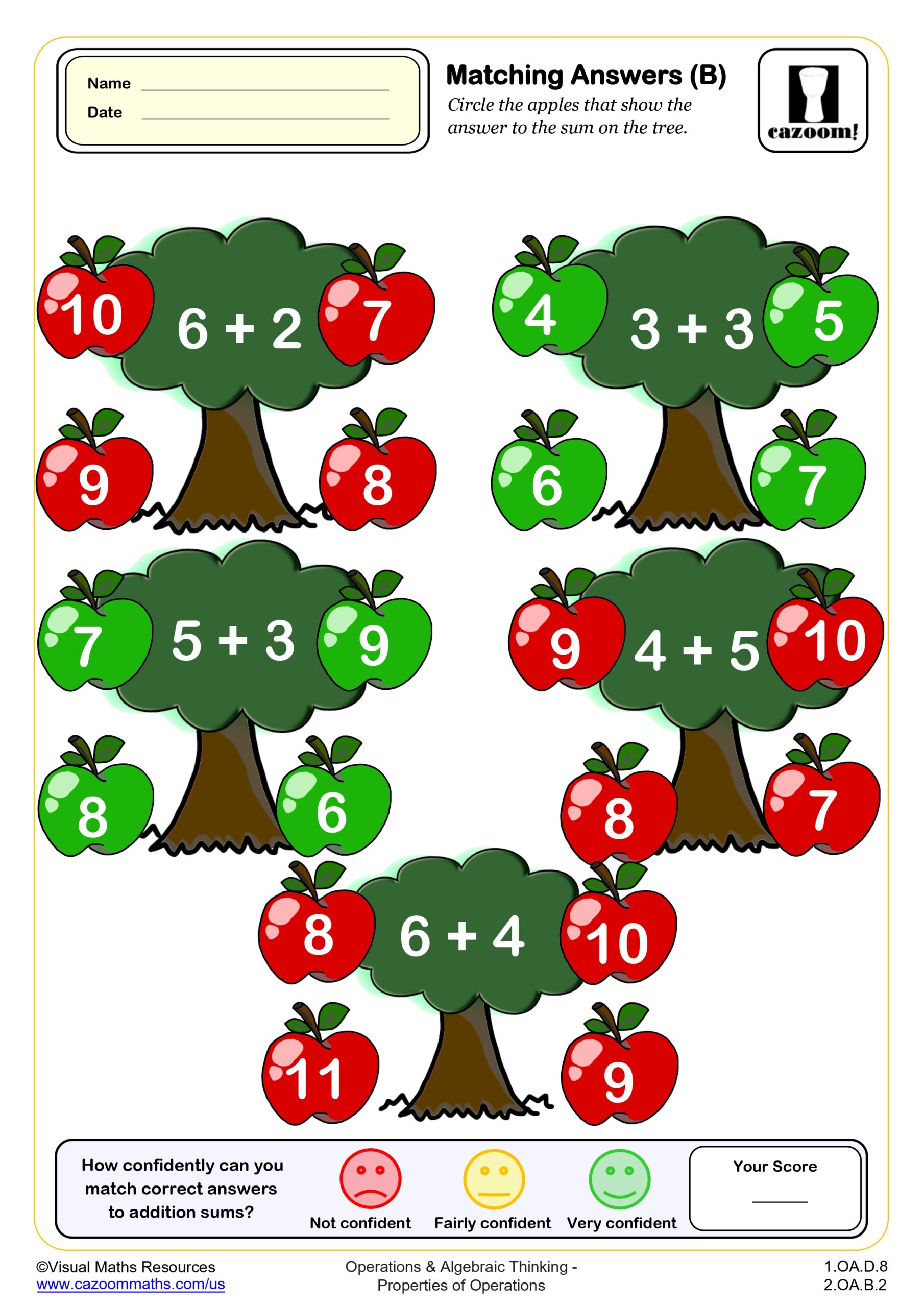 Preview of Matching Answers (B)
