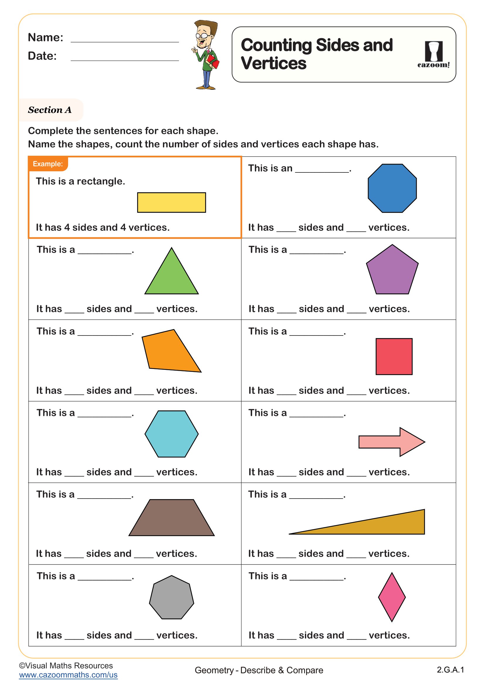 Preview of Counting Sides and Vertices