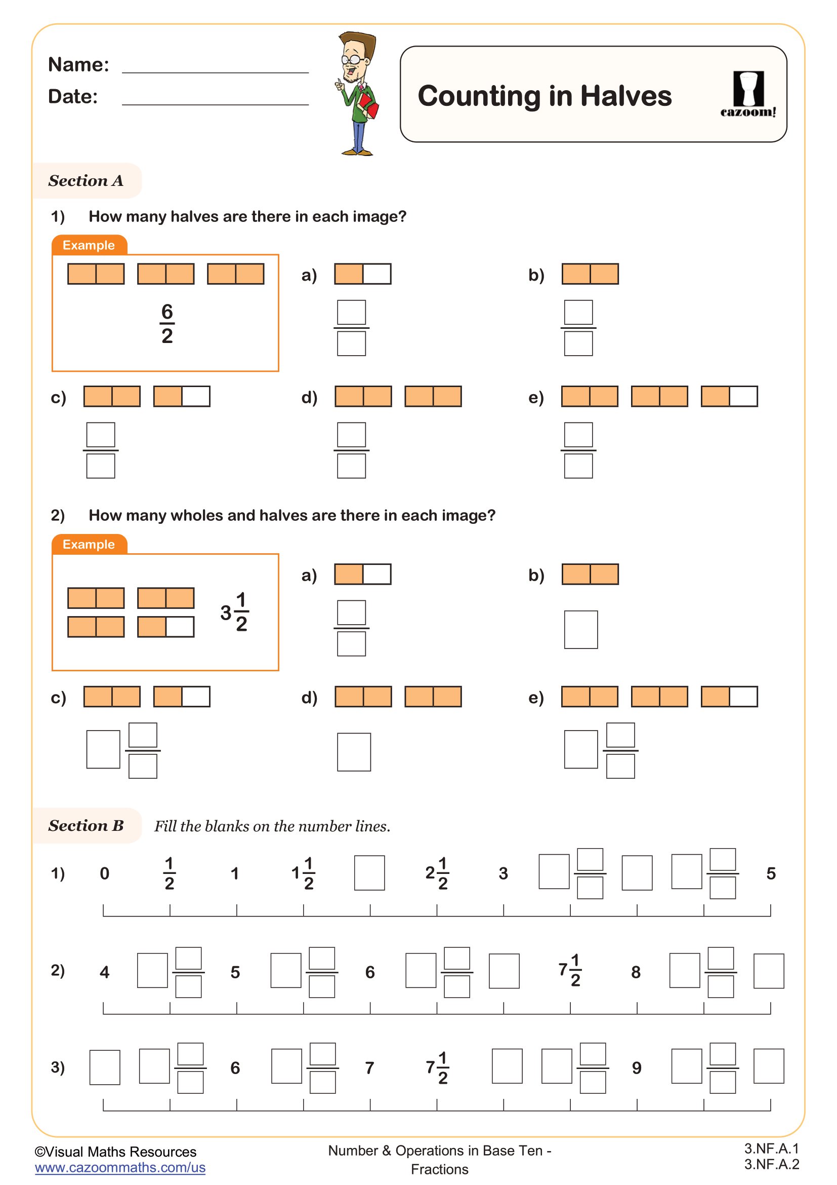 Preview of Counting in Halves