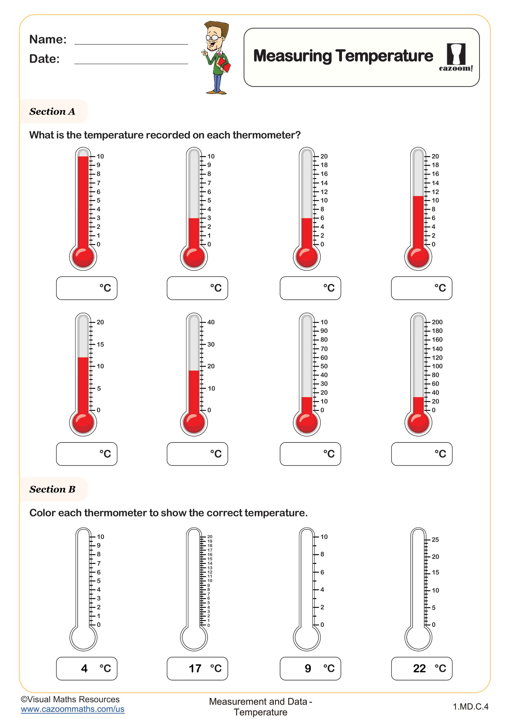 Preview of Measuring Temperature
