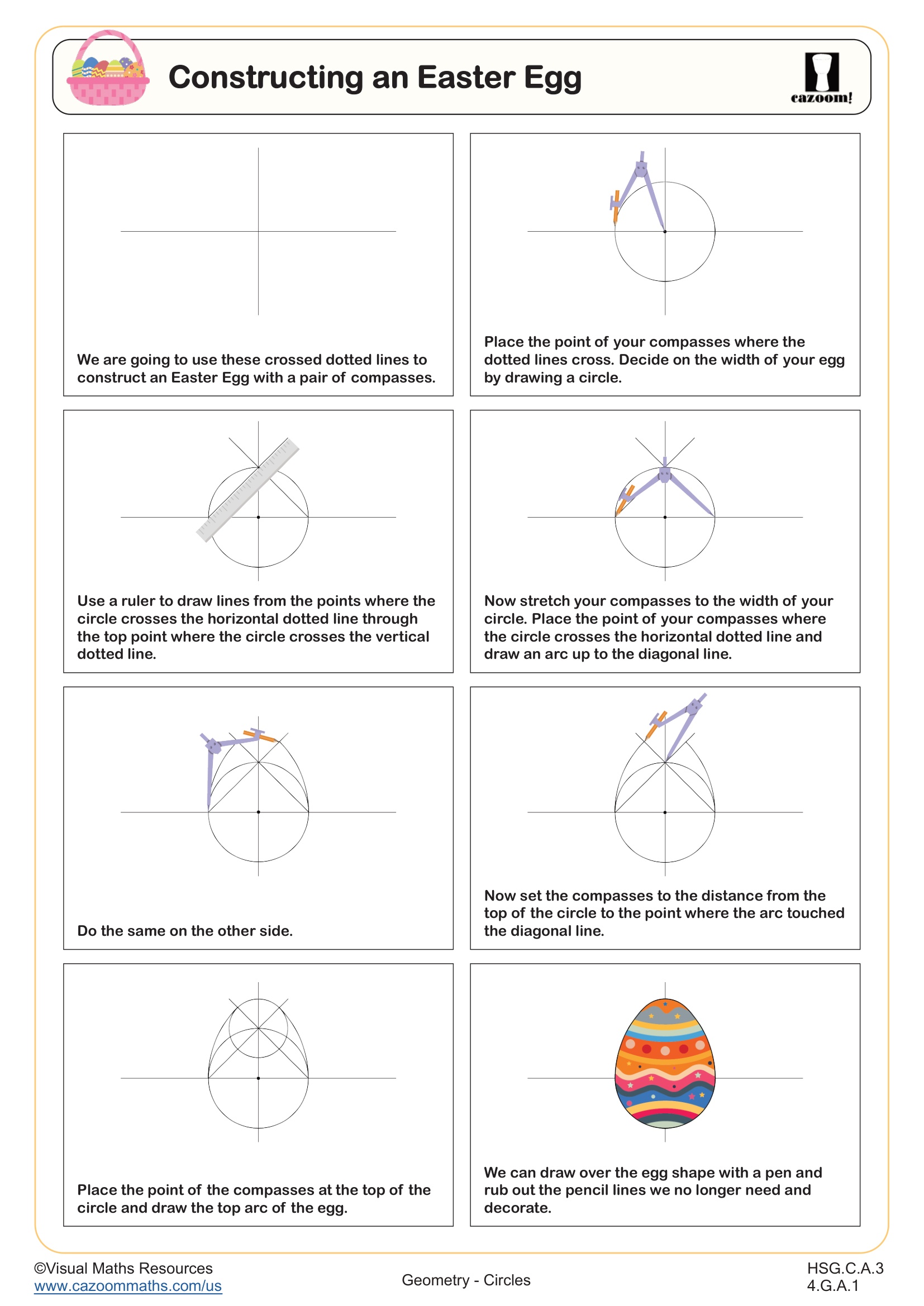 Preview of Constructing an Easter Egg