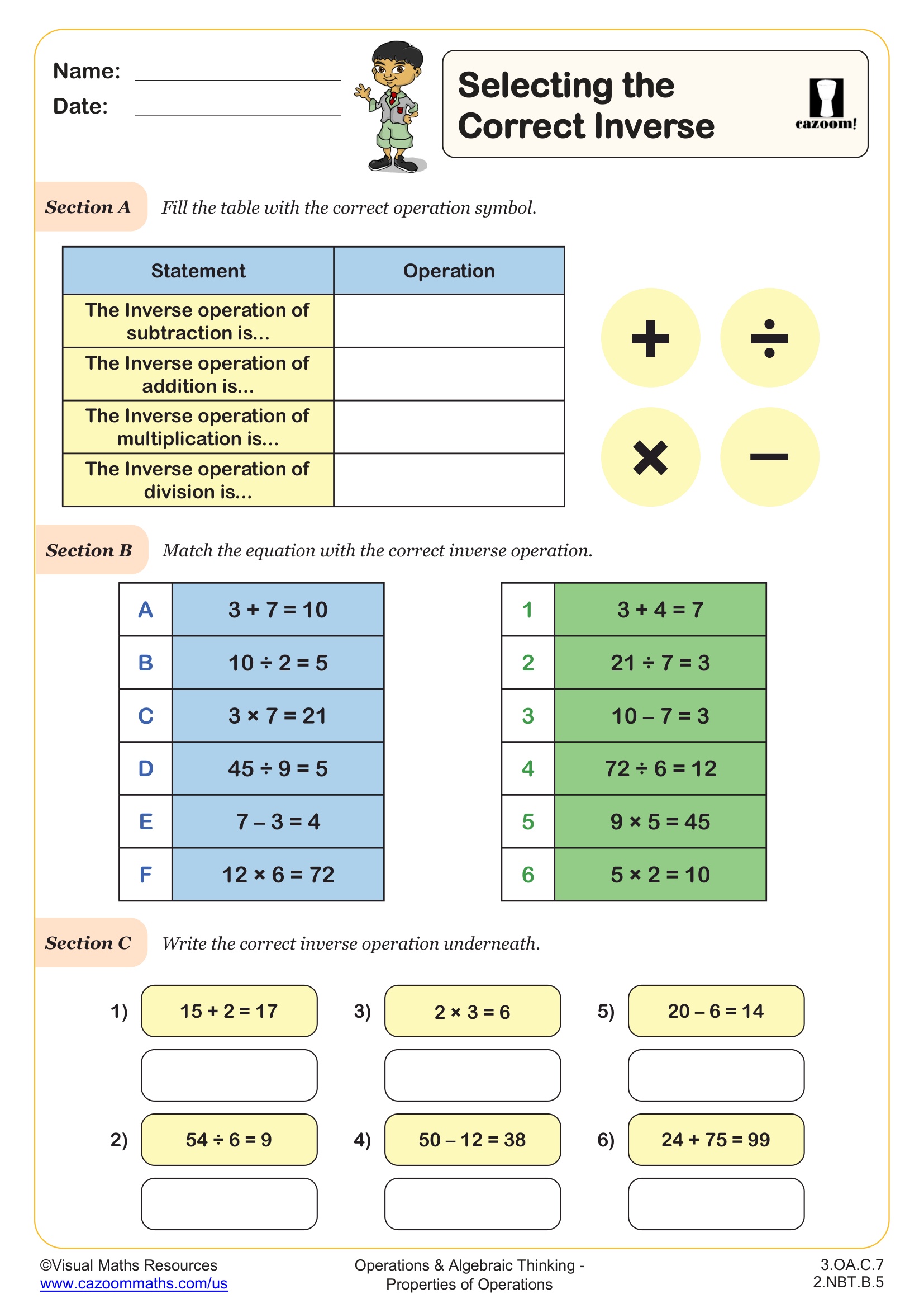 Preview of Selecting the Correct Inverse