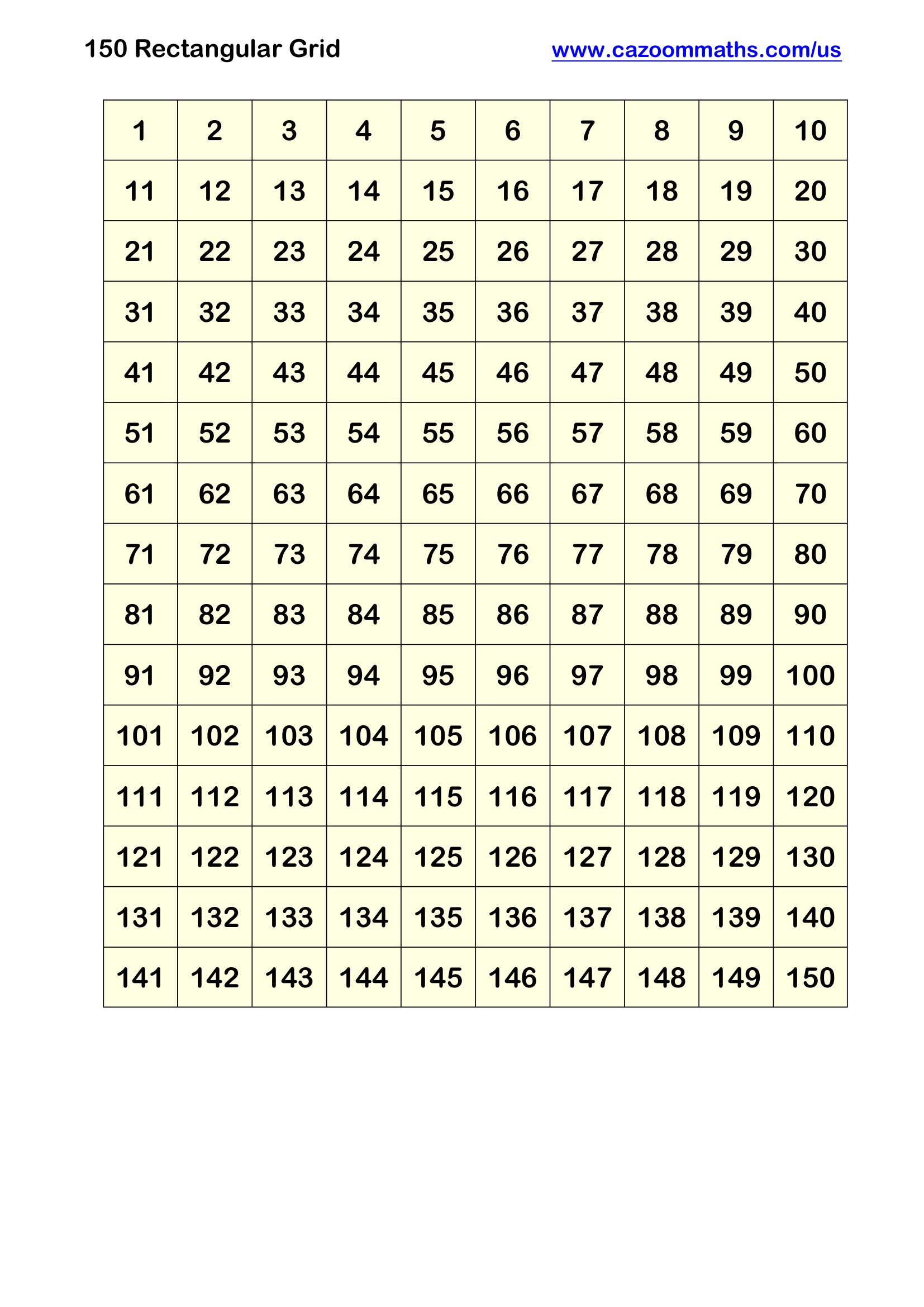 Preview of 150 Rectangle Grid