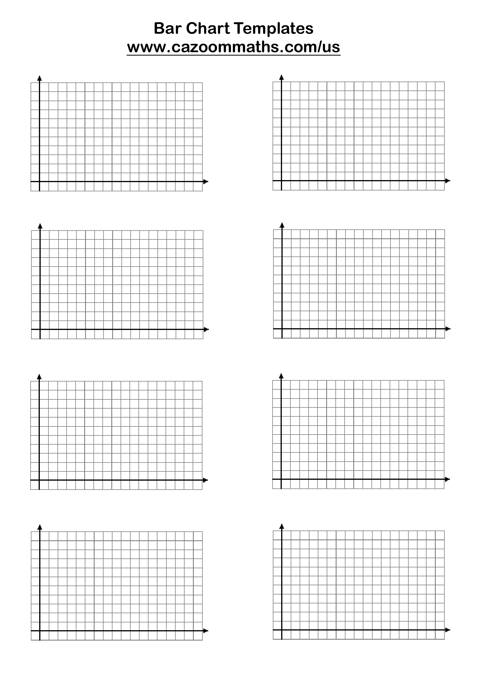Bar Chart Templates Free Teaching Resource