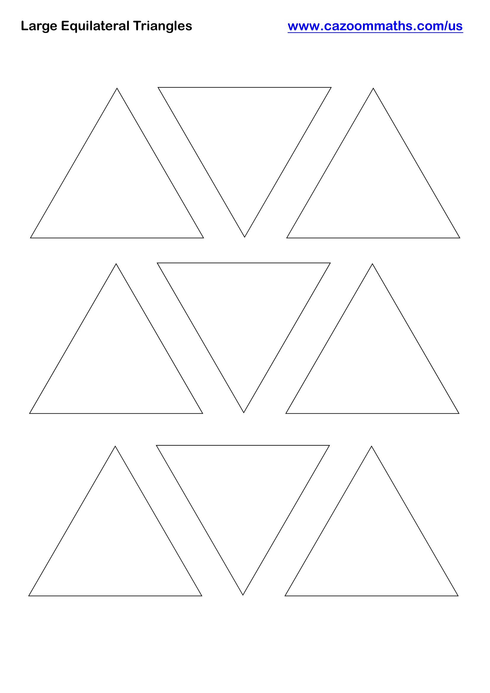 Preview of Large Equilateral Triangles
