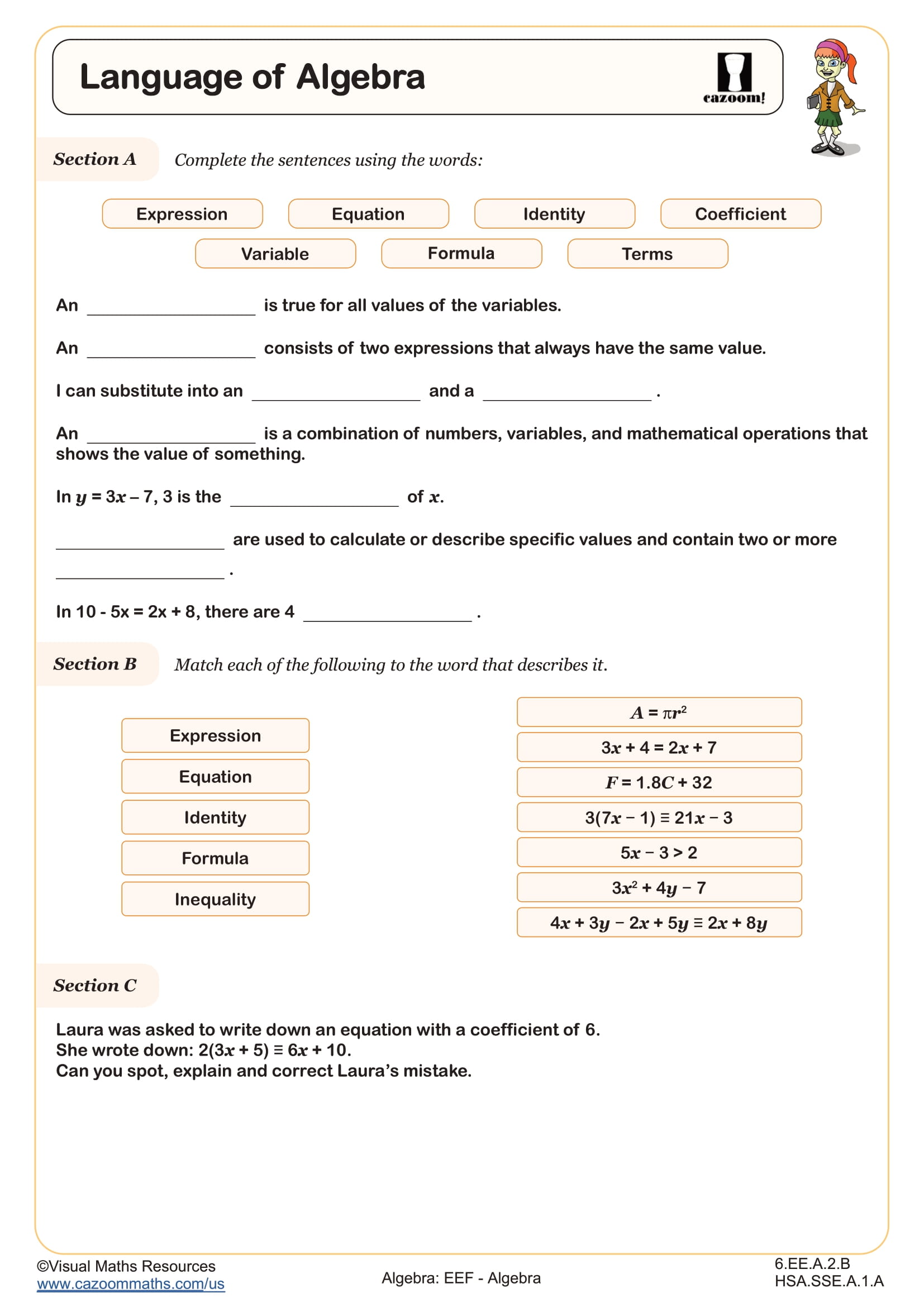 Preview of Language of Algebra
