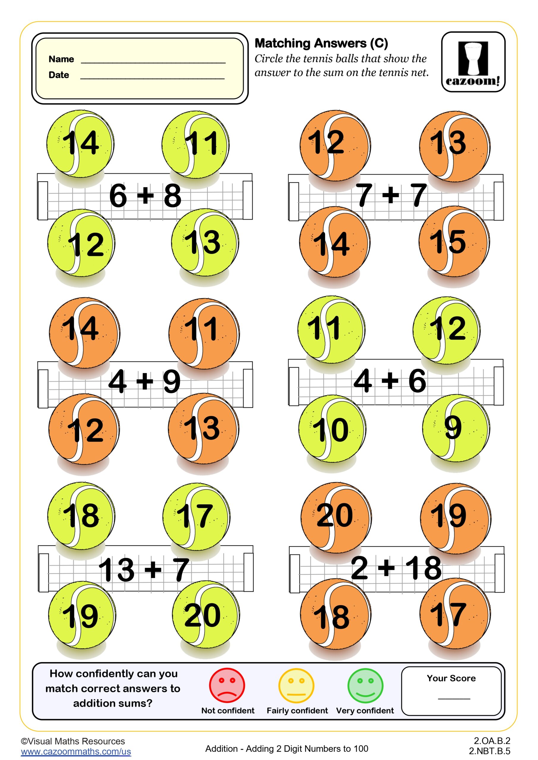 Preview of Matching Answers (C)