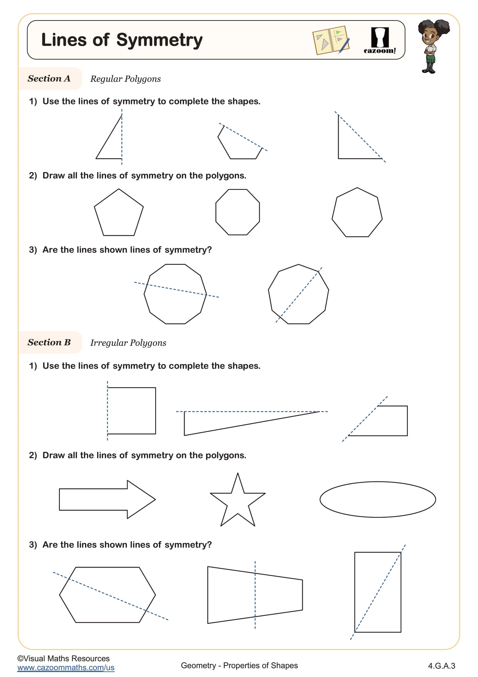 Preview of Lines of Symmetry