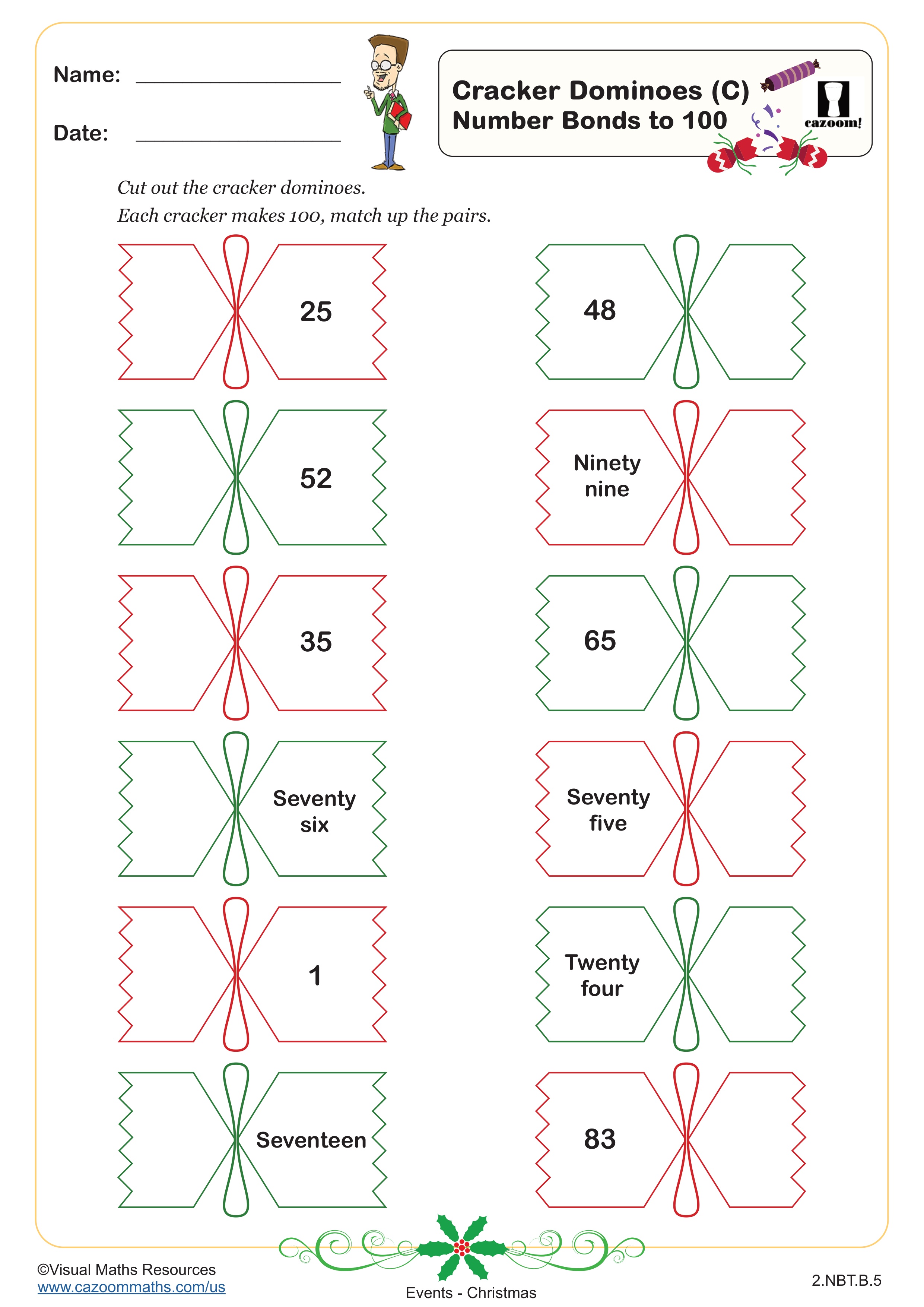 Preview of Cracker Dominoes (C)