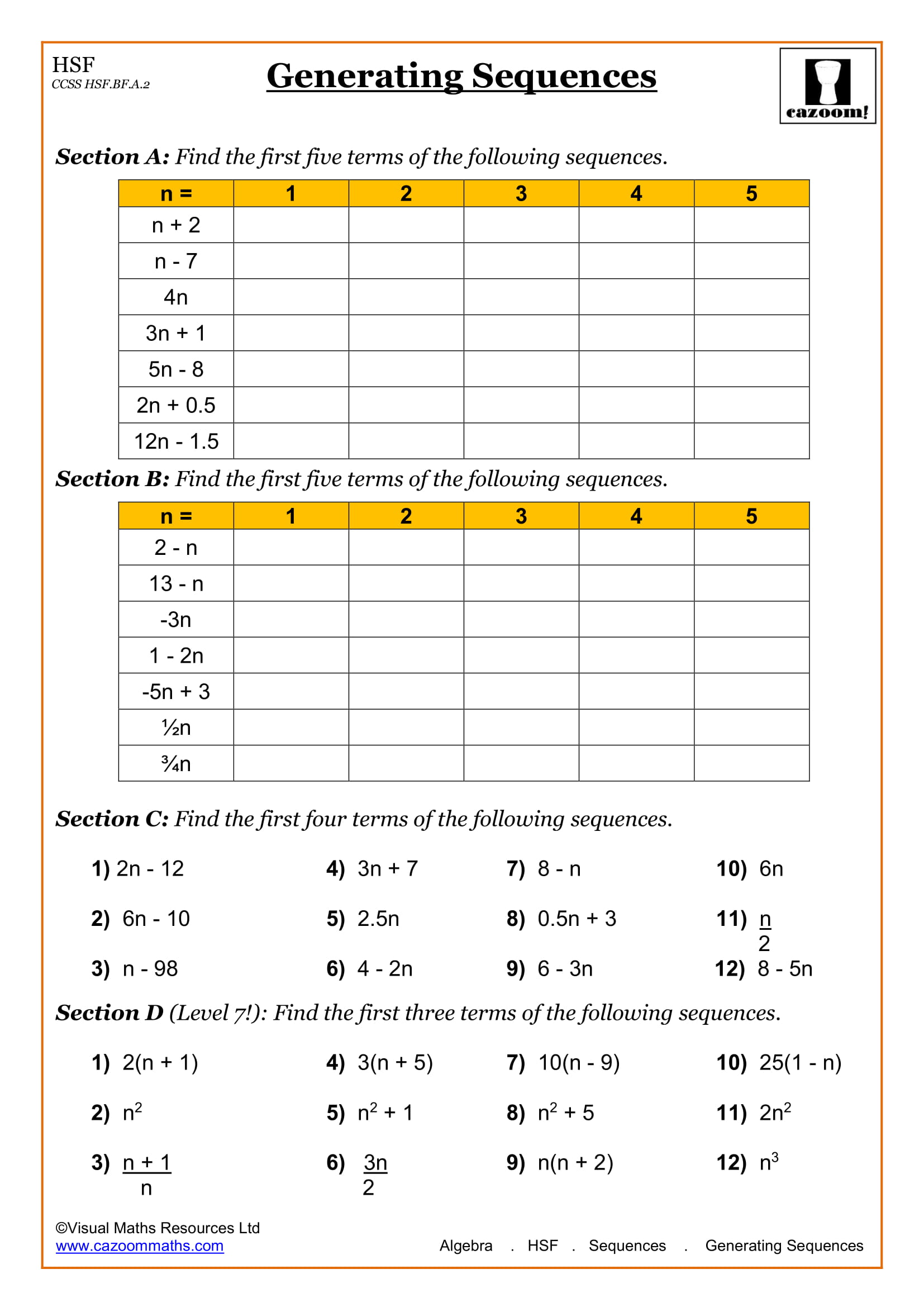 Algebra