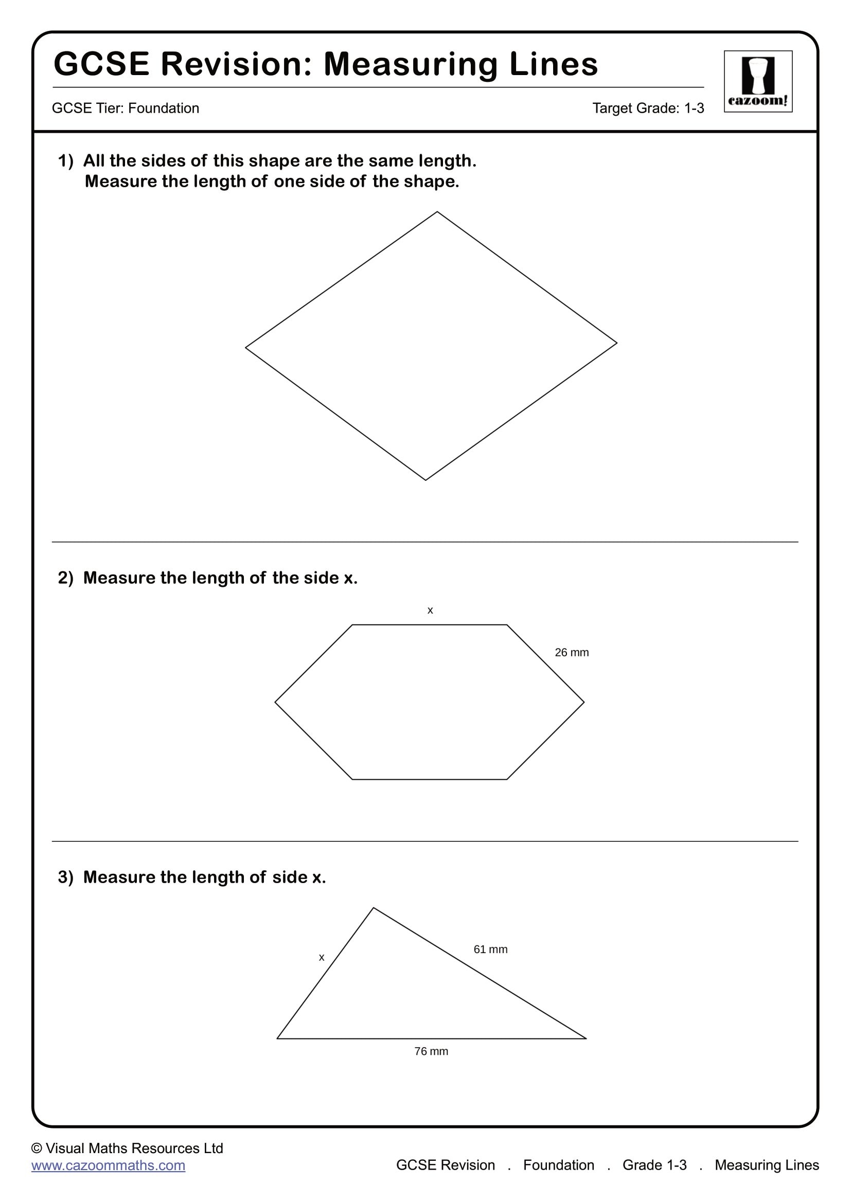 Preview of Measuring Lines