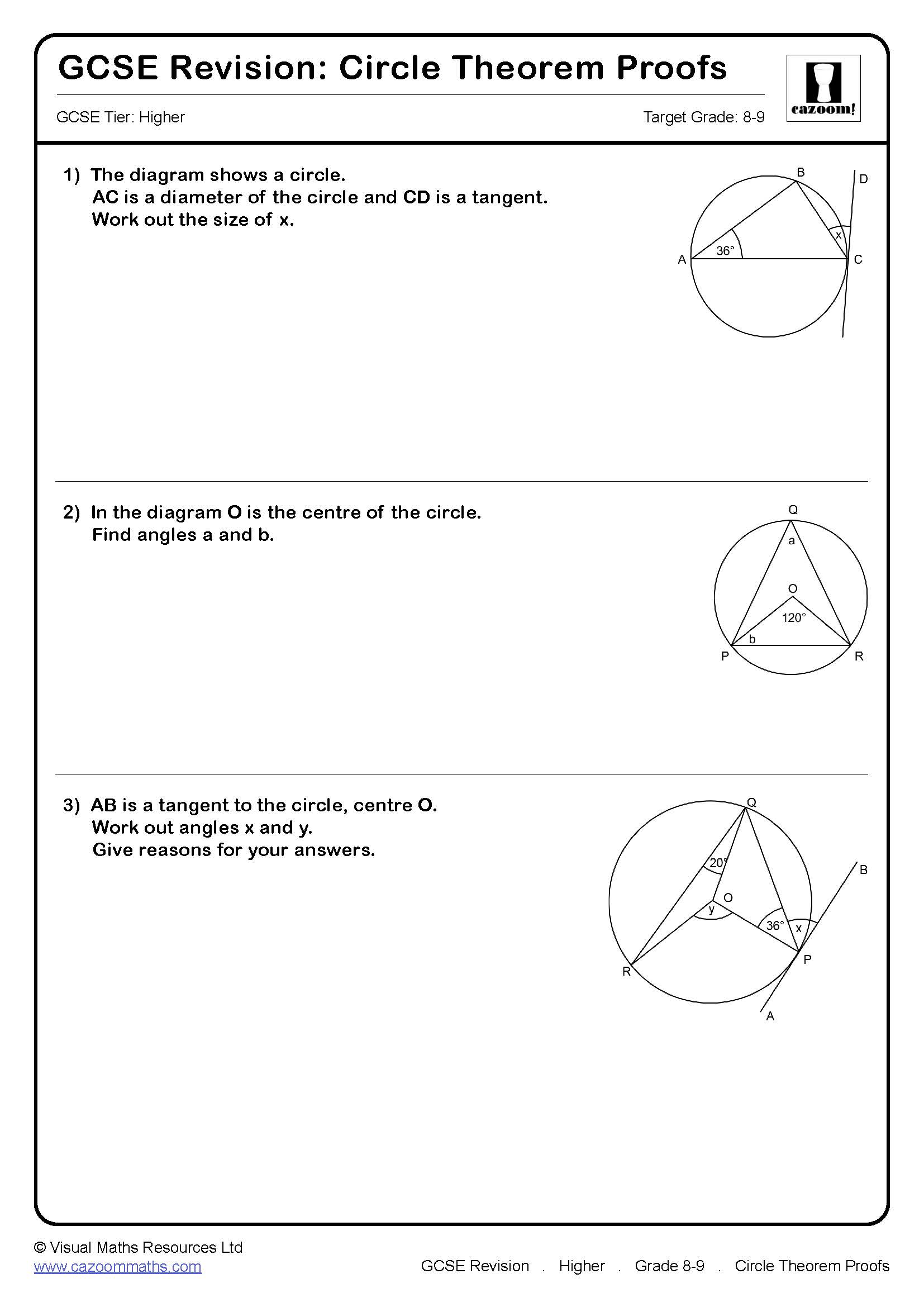 Preview of Circle Theorems