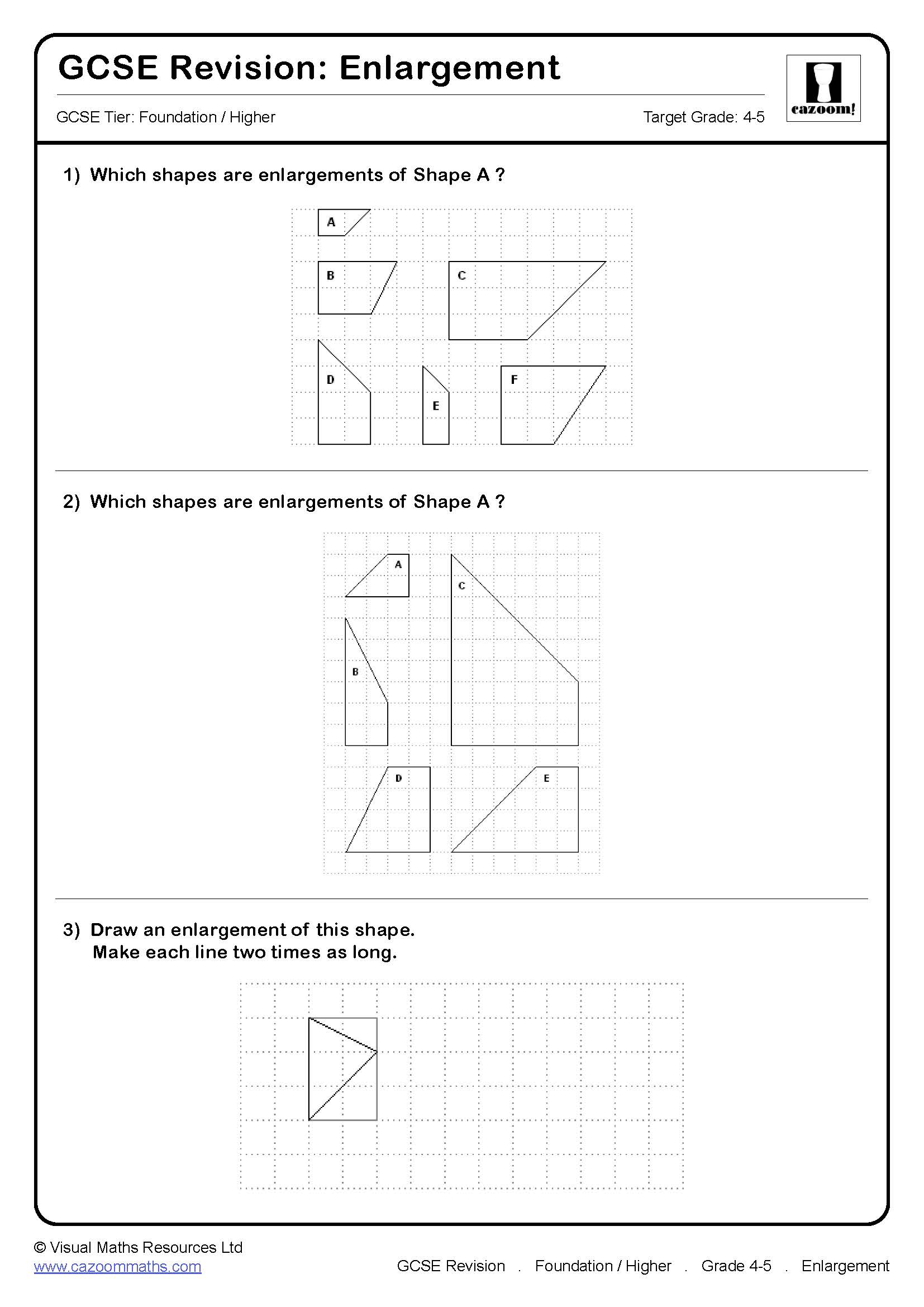 Preview of Enlargement