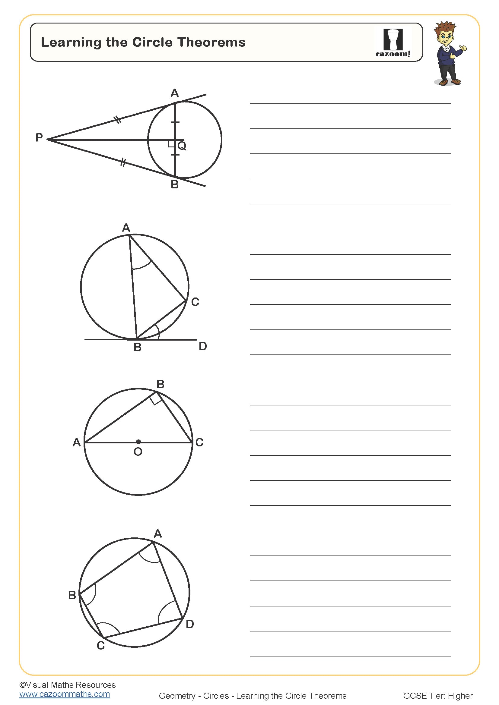Preview of Learning the Circle Theorems