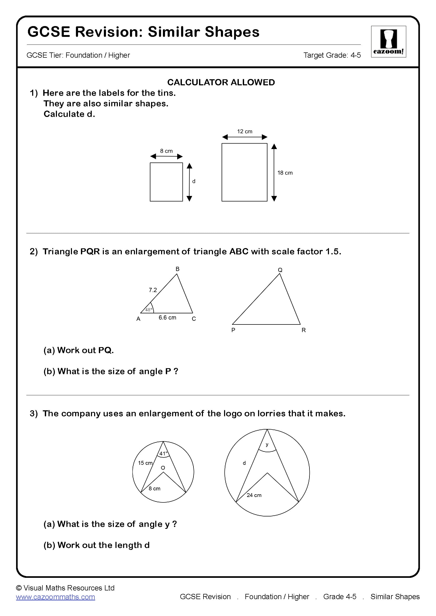 Preview of Similar Shapes