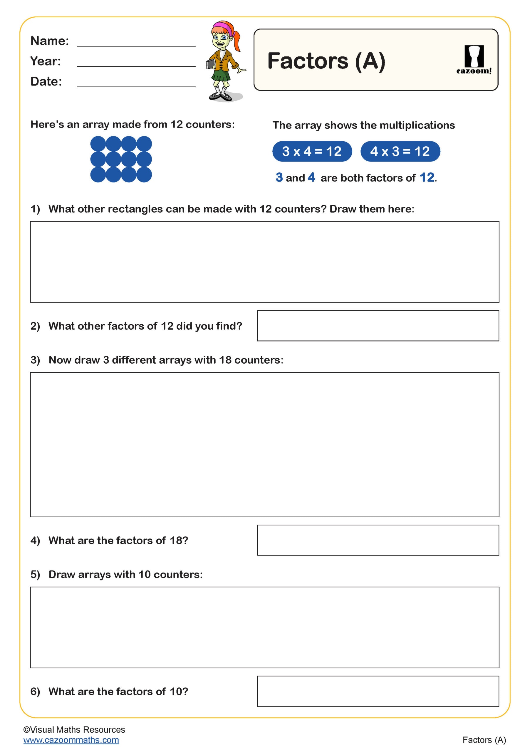 Preview of Factors (A)