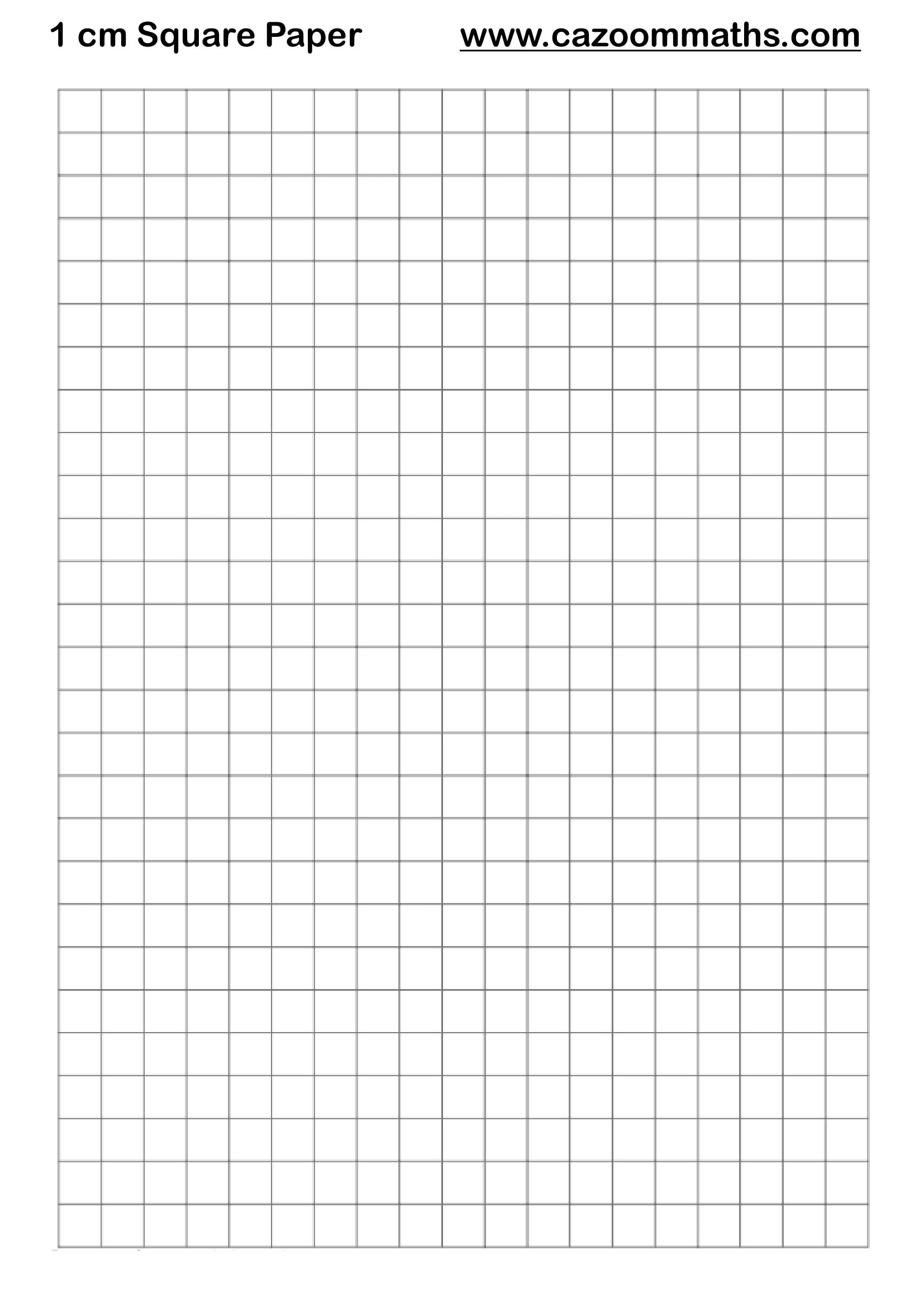 Preview of 1 cm Square Paper