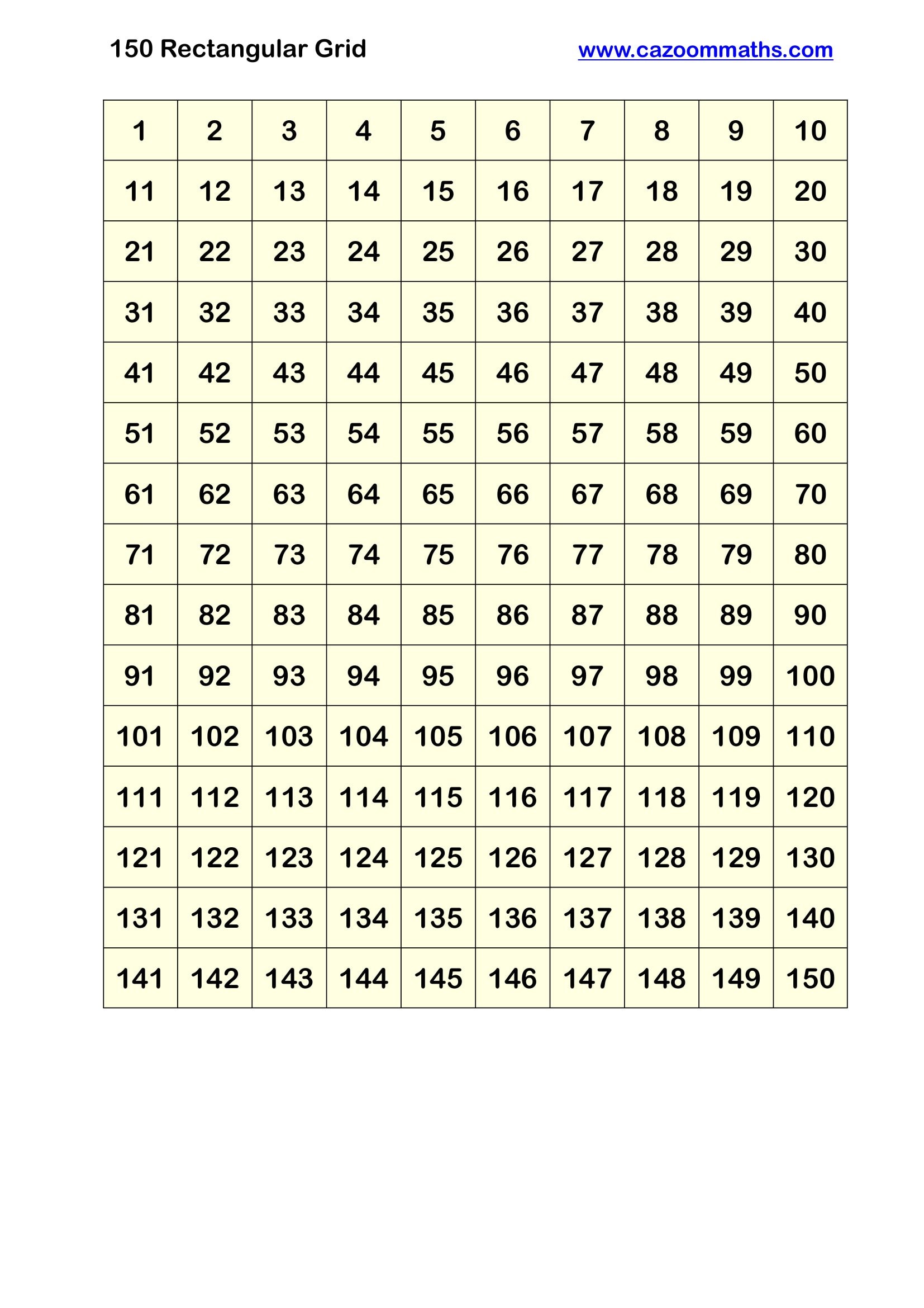 Preview of 150 Rectangle Grid
