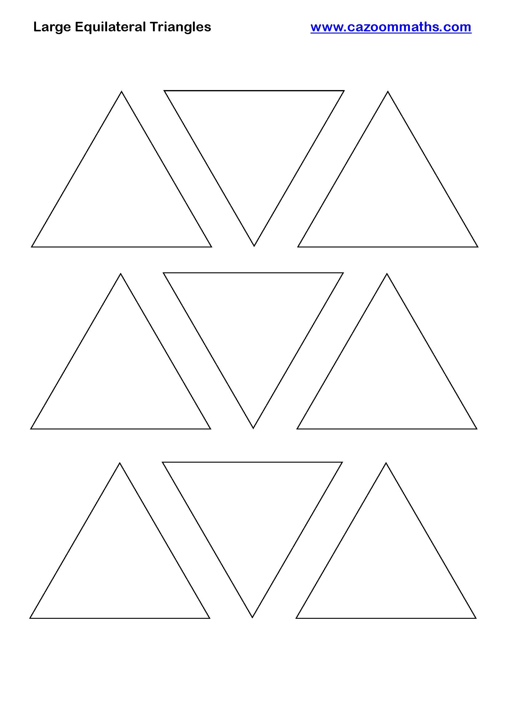 Preview of Large Equilateral Triangles