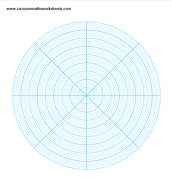 Preview of Polar graph paper