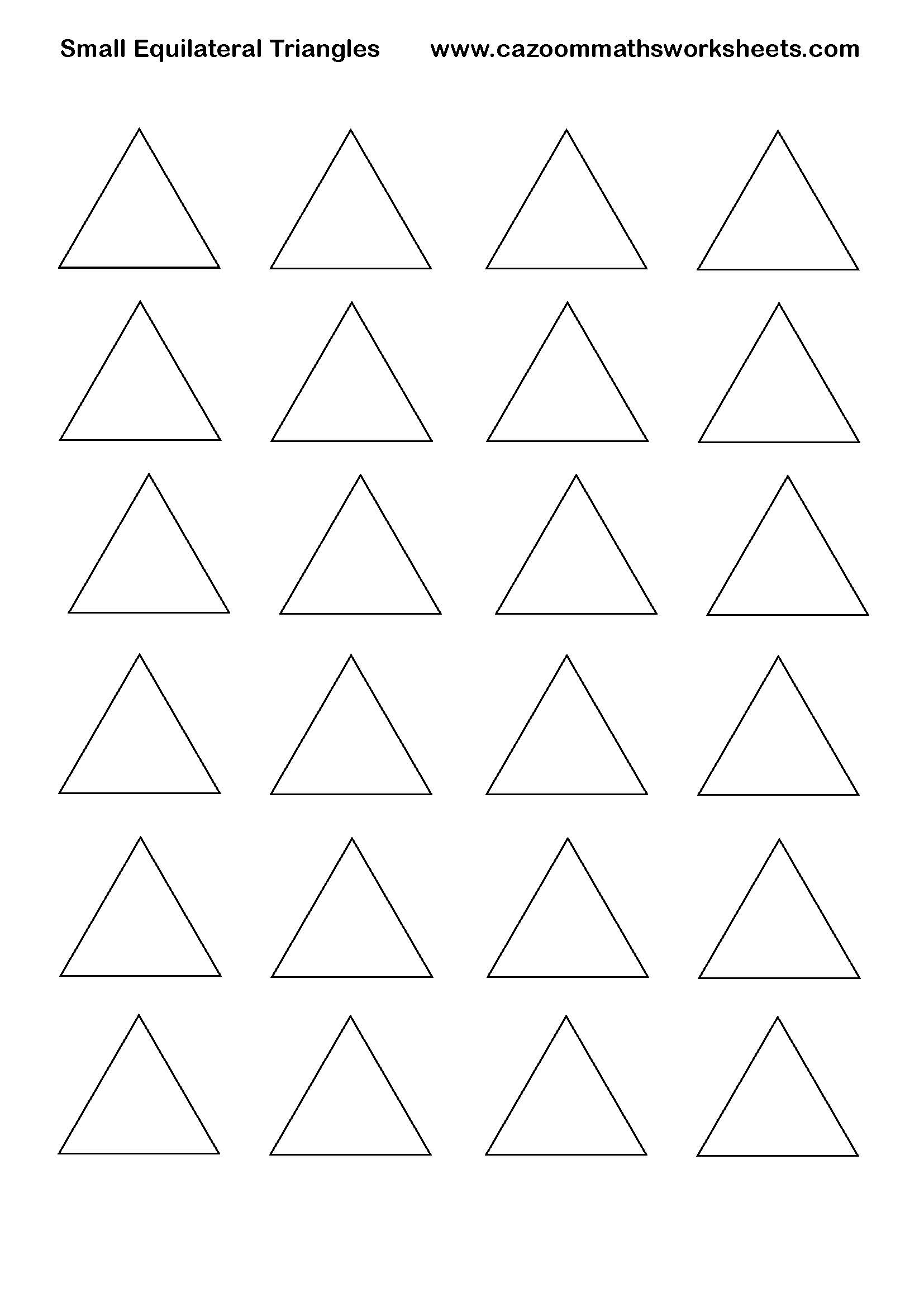 Preview of Small Equilateral Triangles