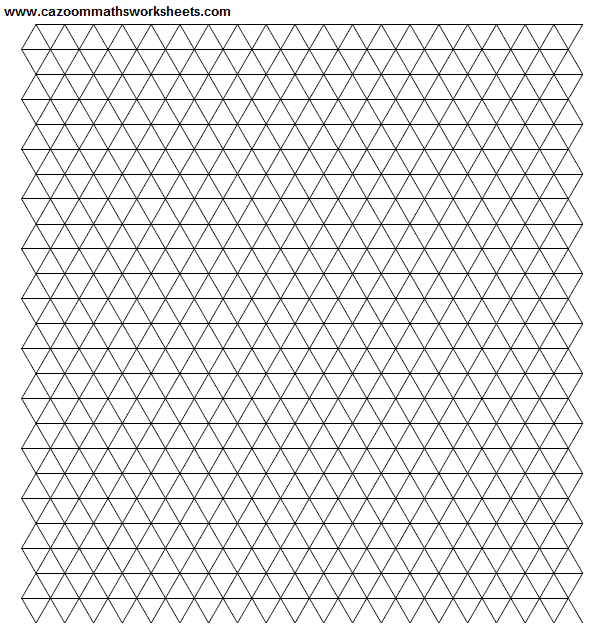 Preview of Triangle grid paper