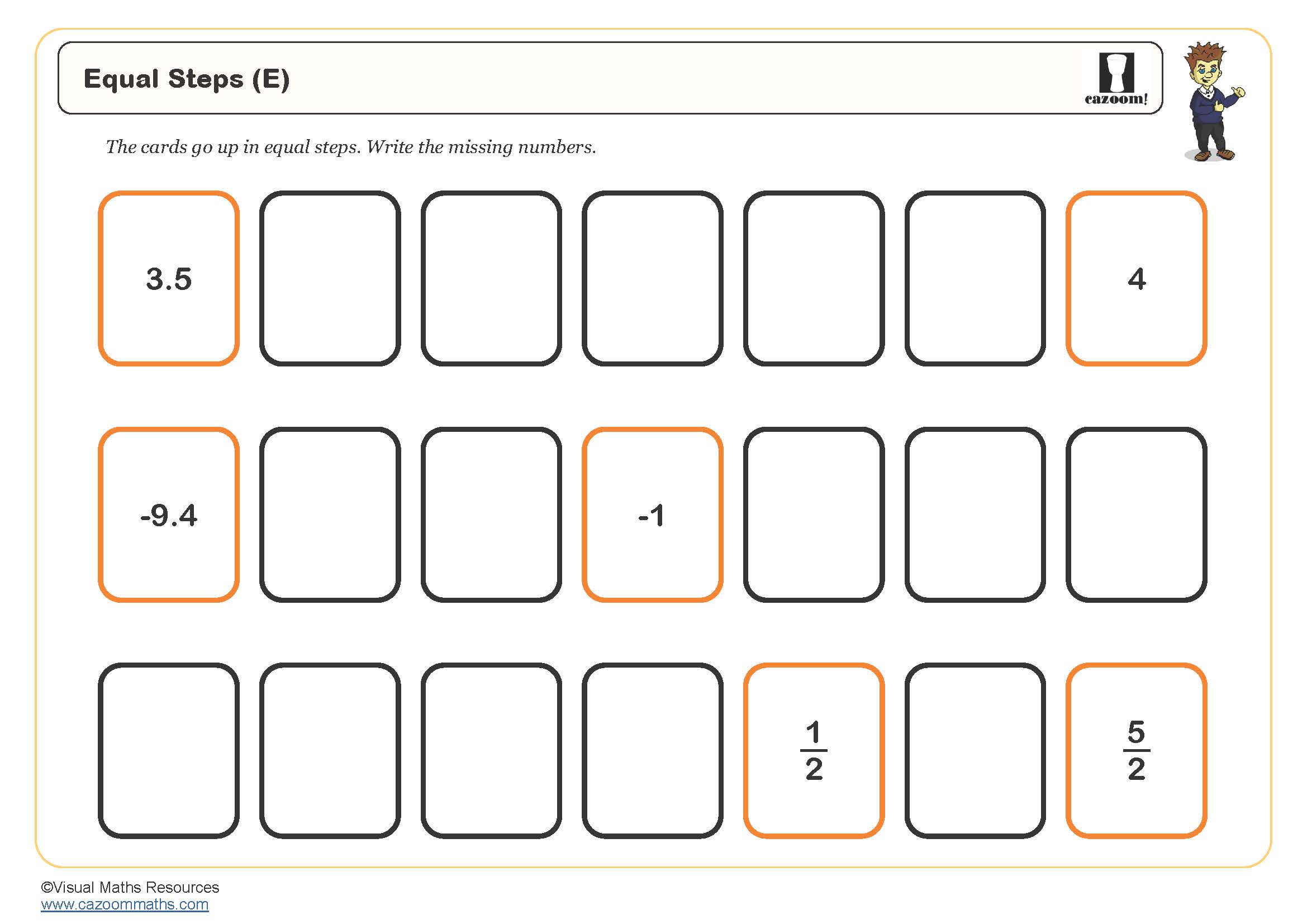 Preview of Equal Steps (E)