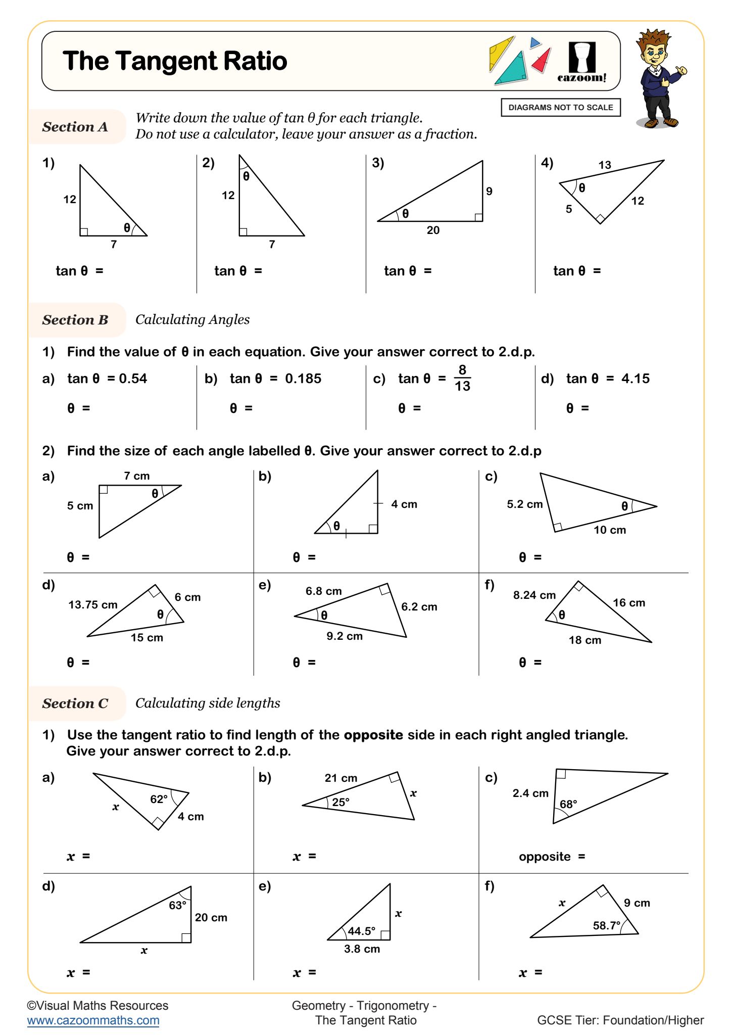 Preview of The Tangent Ratio